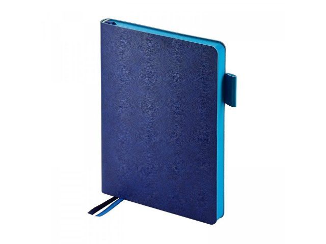 Ежедневник недатированный А5 «Boston», синий (голубой обрез)