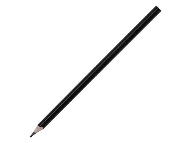Трехгранный карандаш "Conti" из переработанных контейнеров, черный