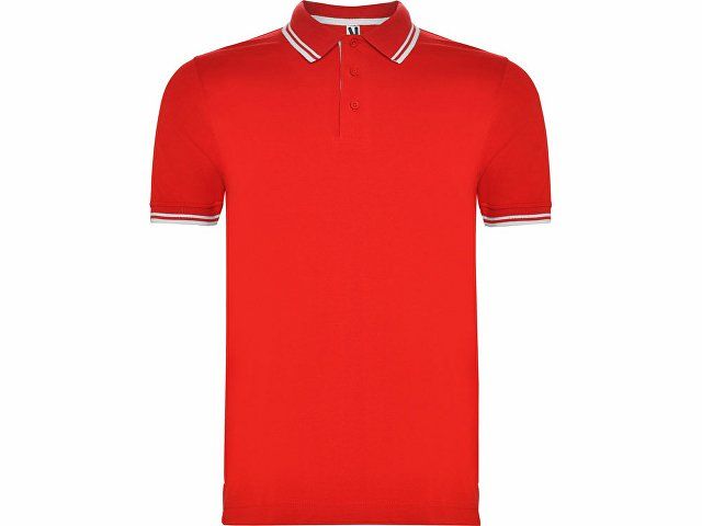Рубашка поло "Montreal" мужская, красный/белый