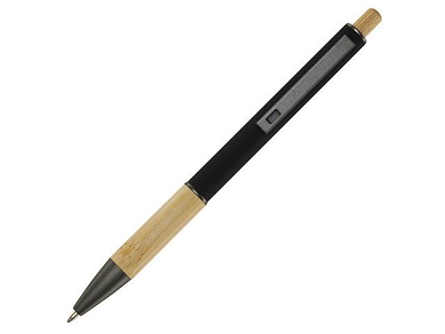 Darius шариковая ручка из переработанного алюминия, черные чернила - Черный