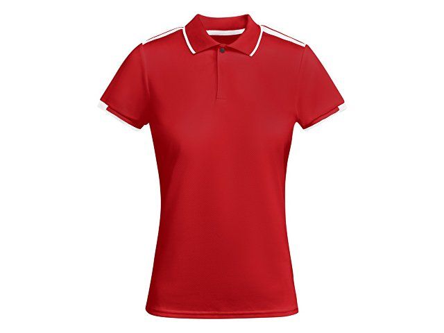 Рубашка-поло "Tamil" женская, красный/белый