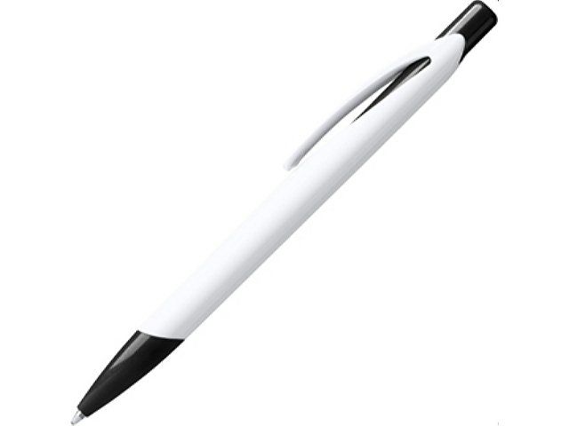 Ручка пластиковая шариковая CITIX, белый/черный