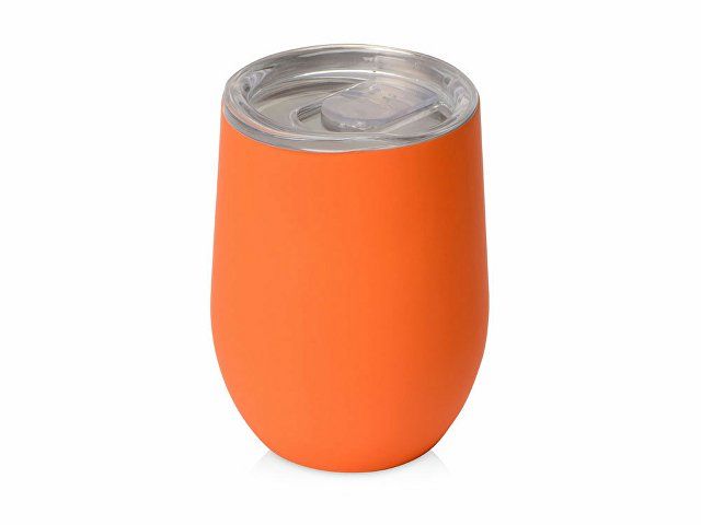 Термокружка "Vacuum mug C1", soft touch, 370мл, оранжевый