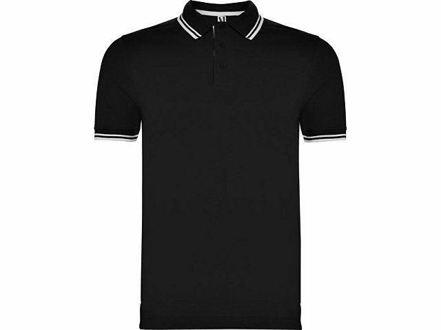 Рубашка поло "Montreal" мужская, черный/белый