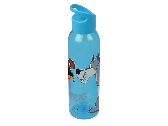 Бутылка для воды "Жил-был Пес», голубой