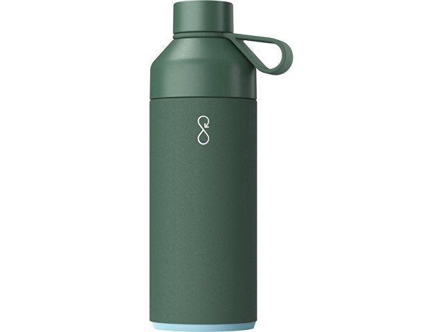 Бутылка для воды Big Ocean Bottle объемом 1000 мл с вакуумной изоляцией, зеленый