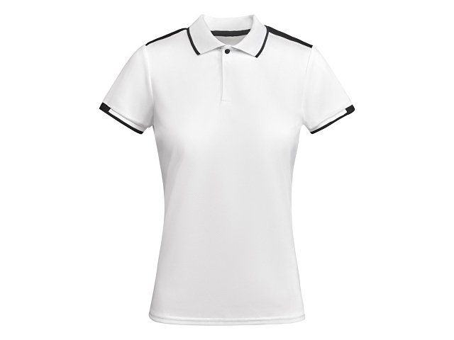 Рубашка-поло "Tamil" женская, белый/черный