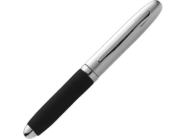 Ручка шариковая "Vienna", черный/серебристый, черные чернила
