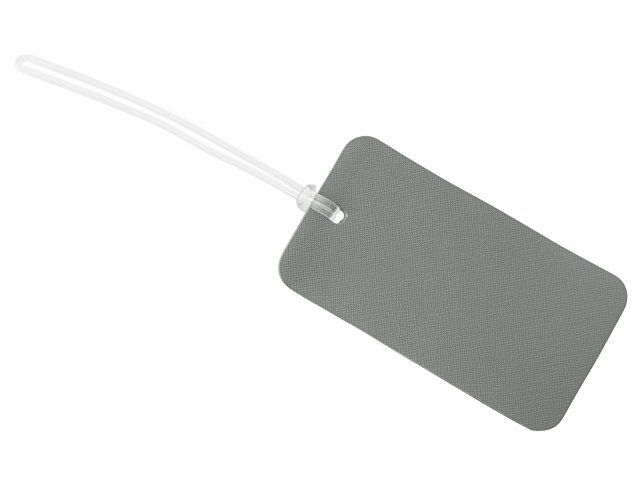 Купить Багажная бирка «Favor» на силиконовой петле, серый Багажная бирка «Favor» на силиконовой петле, серый