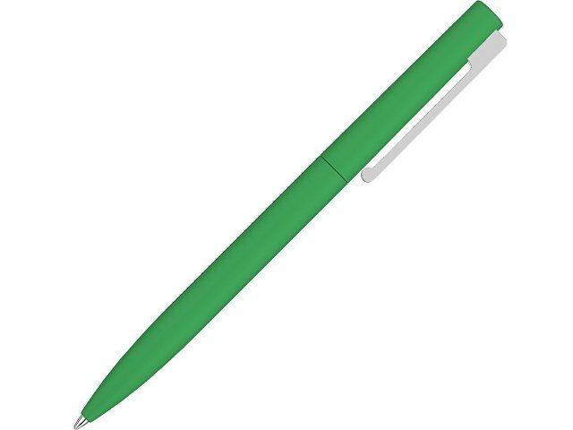 Шариковая ручка  "Bright F Gum" soft-touch, зеленый