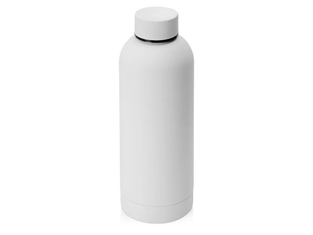 Вакуумная термобутылка "Cask" Waterline, soft touch, 500 мл, белый