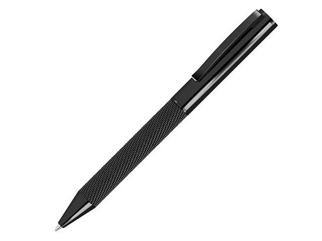 Ручка металлическая шариковая из сетки «MESH», черный