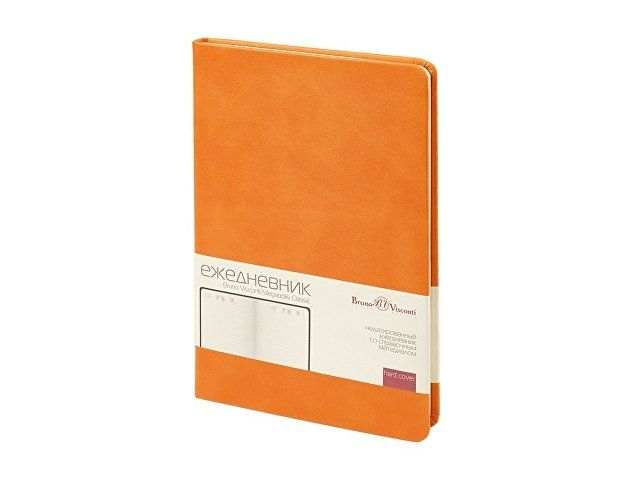 Ежедневник недатированный А5 "Megapolis Classic", оранжевый