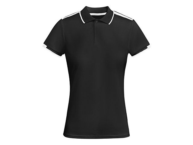 Рубашка-поло "Tamil" женская, черный/белый