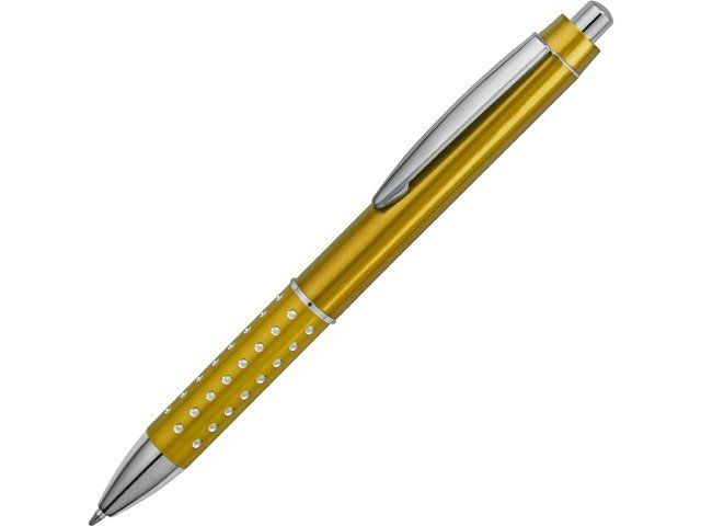Ручка шариковая "Bling", желтый, синие чернила
