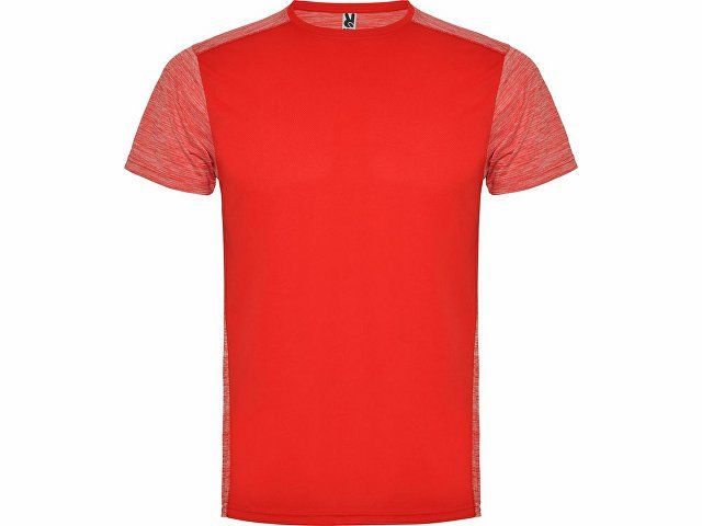 Спортивная футболка "Zolder" детская, красный/меланжевый красный