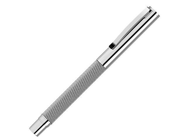 Ручка металлическая роллер из сетки «MESH R», серебристый
