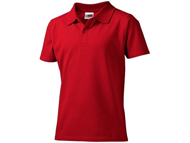 Рубашка поло "First" детская, красный