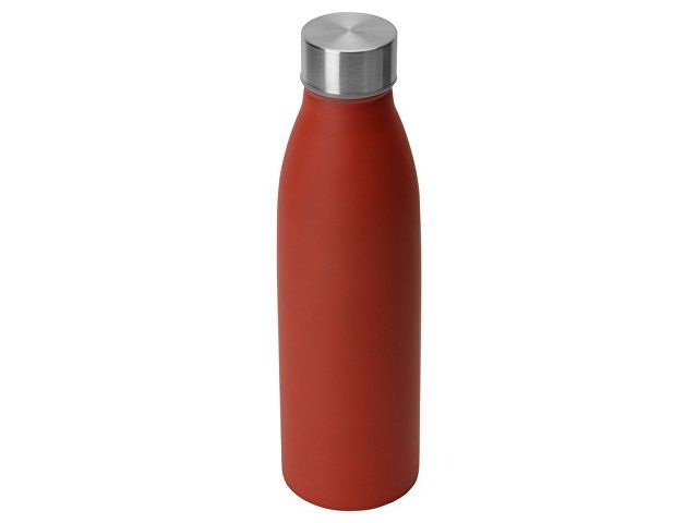 Стальная бутылка "Rely", 650 мл, красный матовый
