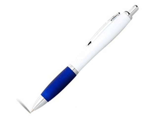 Ручка шариковая "Nash", белый/синий, черные чернила