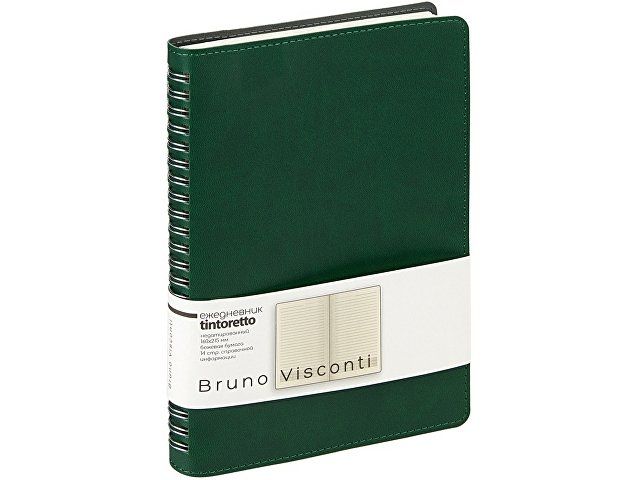 Ежедневник А5 "Tintoretto", зеленый
