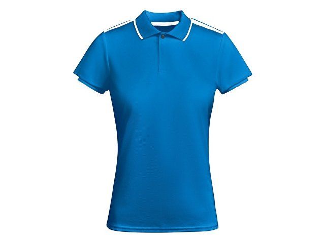 Рубашка-поло "Tamil" женская, королевский синий/белый