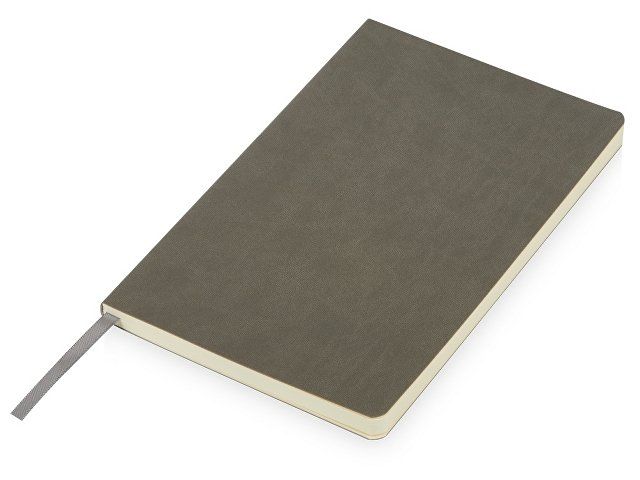 Блокнот "Softy 2.0", гибкая обложка A5, 80 листов, серый