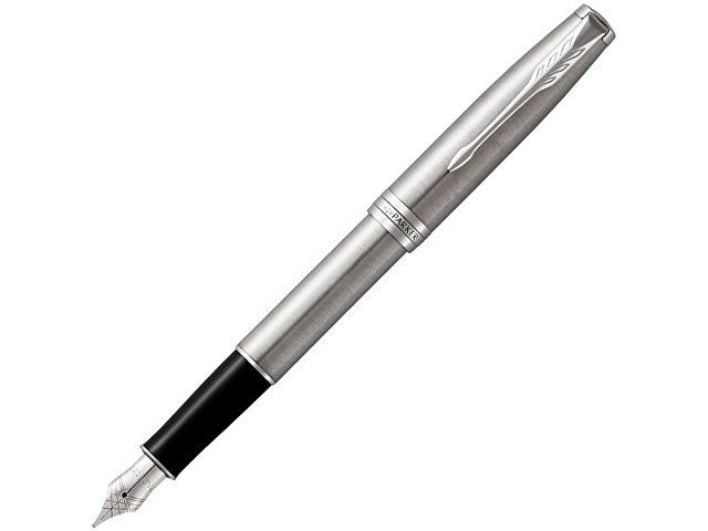 Перьевая ручка Parker Sonnet , Stainless Steel CT, перо: F, цвет чернил: black, в подарочной упаковке