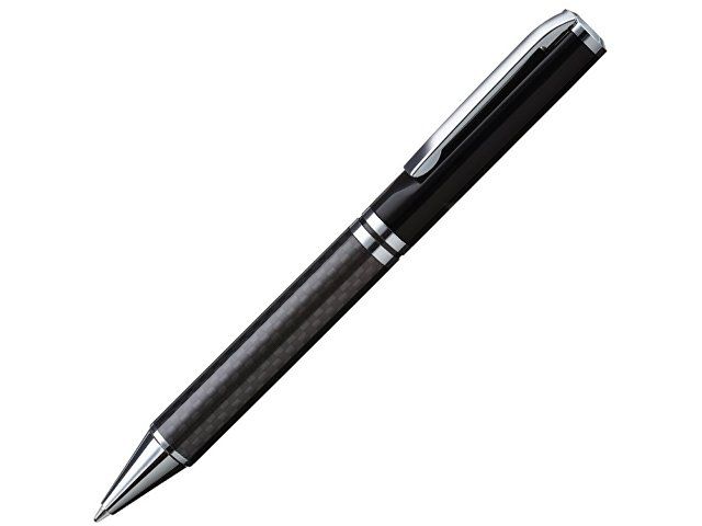 Металлическая шариковая ручка из карбонового волокна "Galileo C", черный