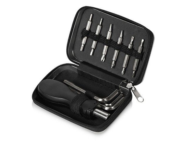 Купить Набор отверток 10-в-1, серебристый (Р) Набор отверток 10-в-1, серебристый (Р)