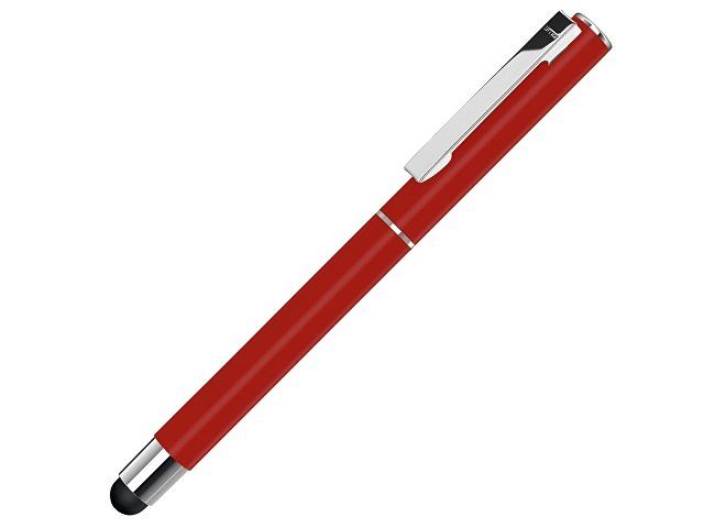Ручка металлическая стилус-роллер «STRAIGHT SI R TOUCH», красный