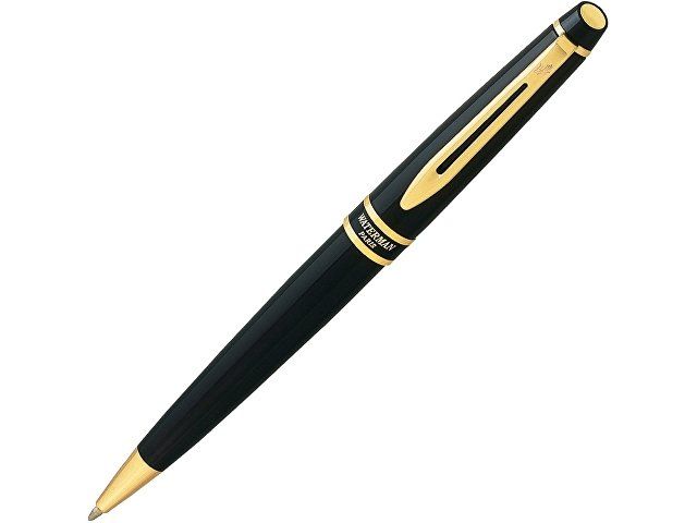 Ручка шариковая Waterman «Expert 3 Black Laque GT M», черный/золотистый