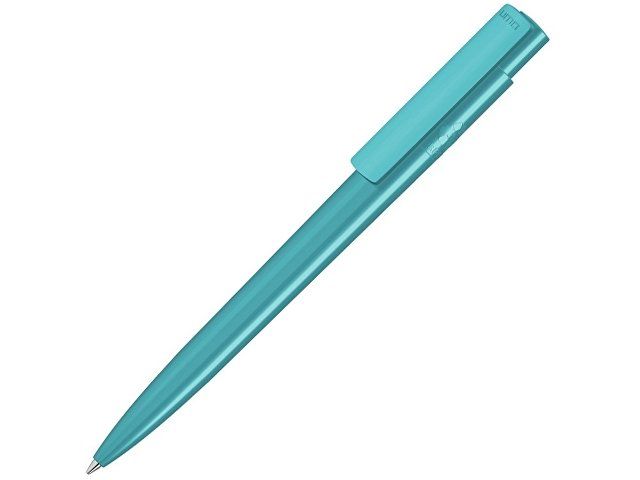 Шариковая ручка "rPET pen pro" из переработанного термопластика, бирюзовый