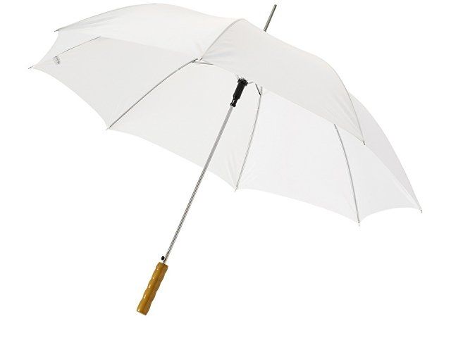 Зонт-трость "Lisa" полуавтомат 23", белый