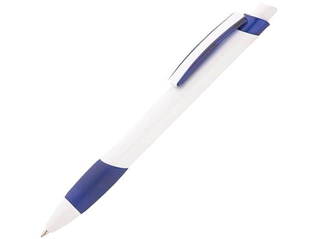 Ручка шариковая "Соната", белый/синий