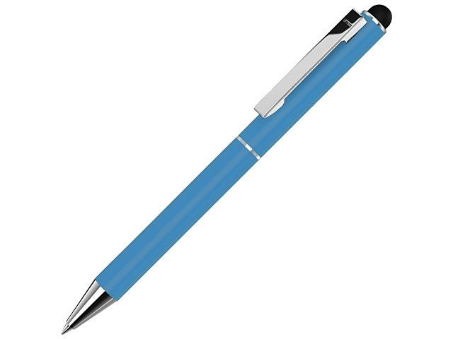 Металлическая шариковая ручка "To straight SI touch", голубой