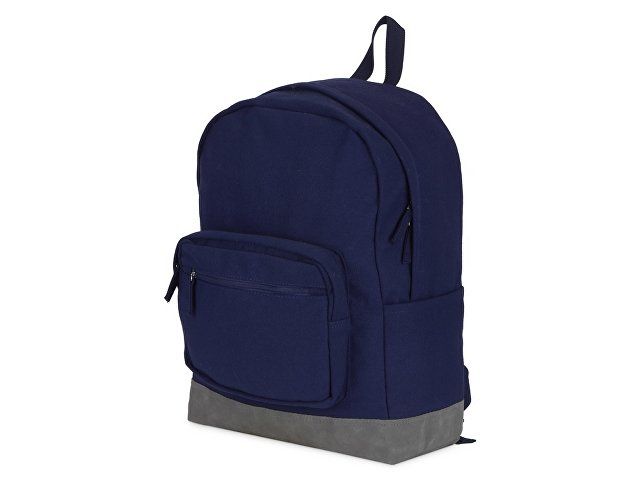 Рюкзак Shammy с эко-замшей для ноутбука 15", синий