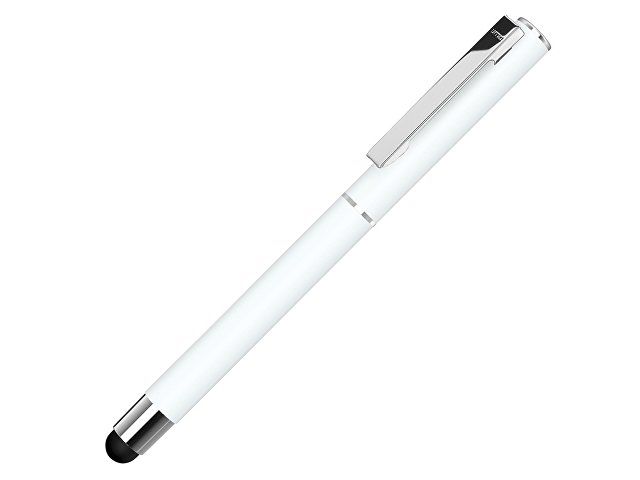 Ручка металлическая стилус-роллер «STRAIGHT SI R TOUCH», белый