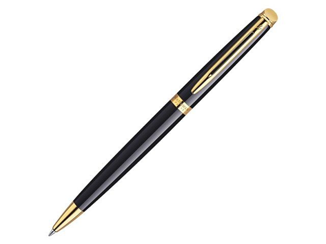 Ручка шариковая Waterman «Hemisphere Mars Black GT M», черный/золотистый