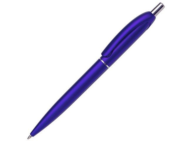 Купить Пластиковая шариковая ручка"Vivid" с покрытием металлик, синий Пластиковая шариковая ручка"Vivid" с покрытием металлик, синий