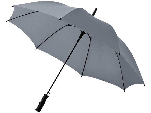 Зонт Barry 23" полуавтоматический, серый