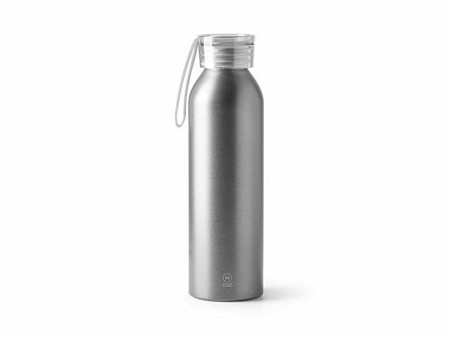 Бутылка LEWIK из переработанного алюминия, 600 мл, серебристый