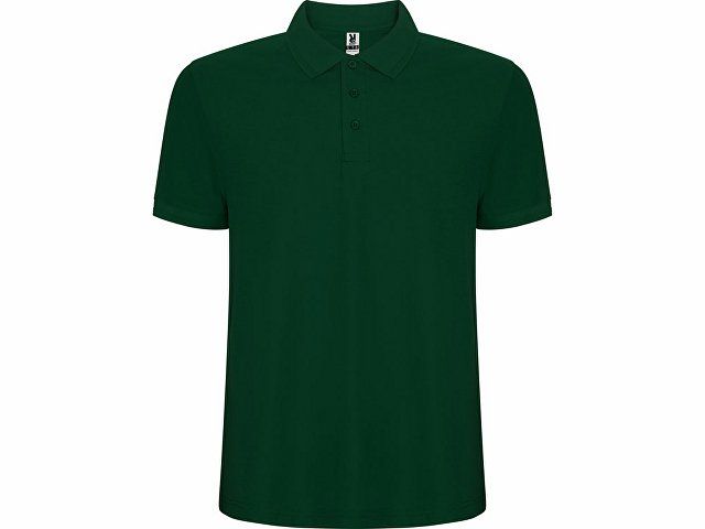 Рубашка поло "Pegaso" мужская, бутылочный зеленый
