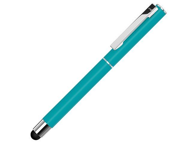 Ручка металлическая стилус-роллер «STRAIGHT SI R TOUCH», бирюзовый