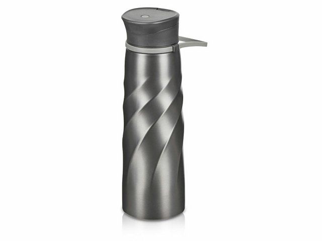 Бутылка для воды «Athletica», 1000 мл, нержавеющая сталь, серый