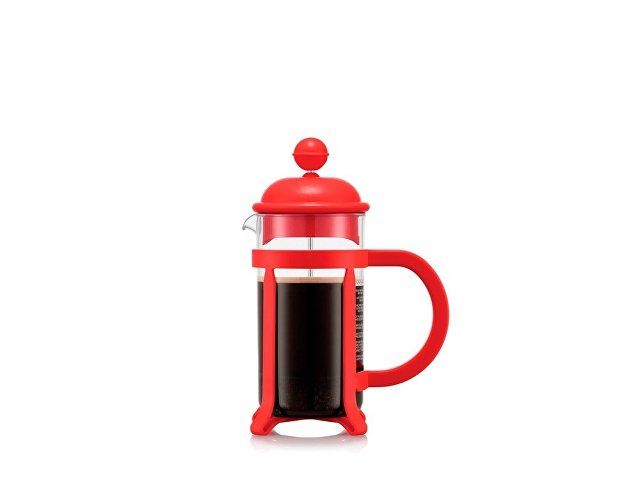 JAVA 350. Coffee maker 350ml, красный