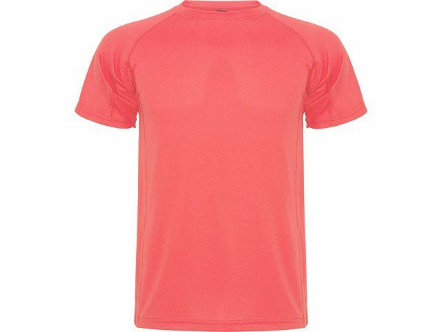 Спортивная футболка "Montecarlo" мужская, неоновый коралловый