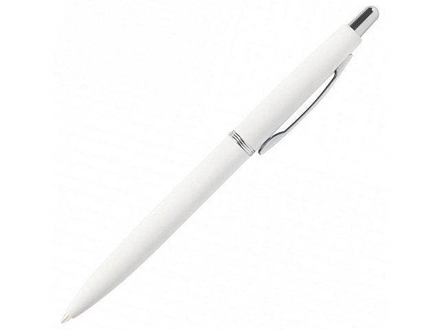 Ручка "SAN REMO" шариковая, автоматическая, белый металлический корпус 1.00 мм, синяя