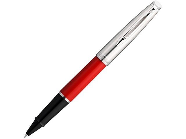 Ручка роллер Waterman  Embleme цвет RED CT, цвет чернил: черный