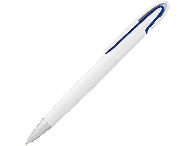 Ручка шариковая "Rio", синие чернила, белый/ярко-синий